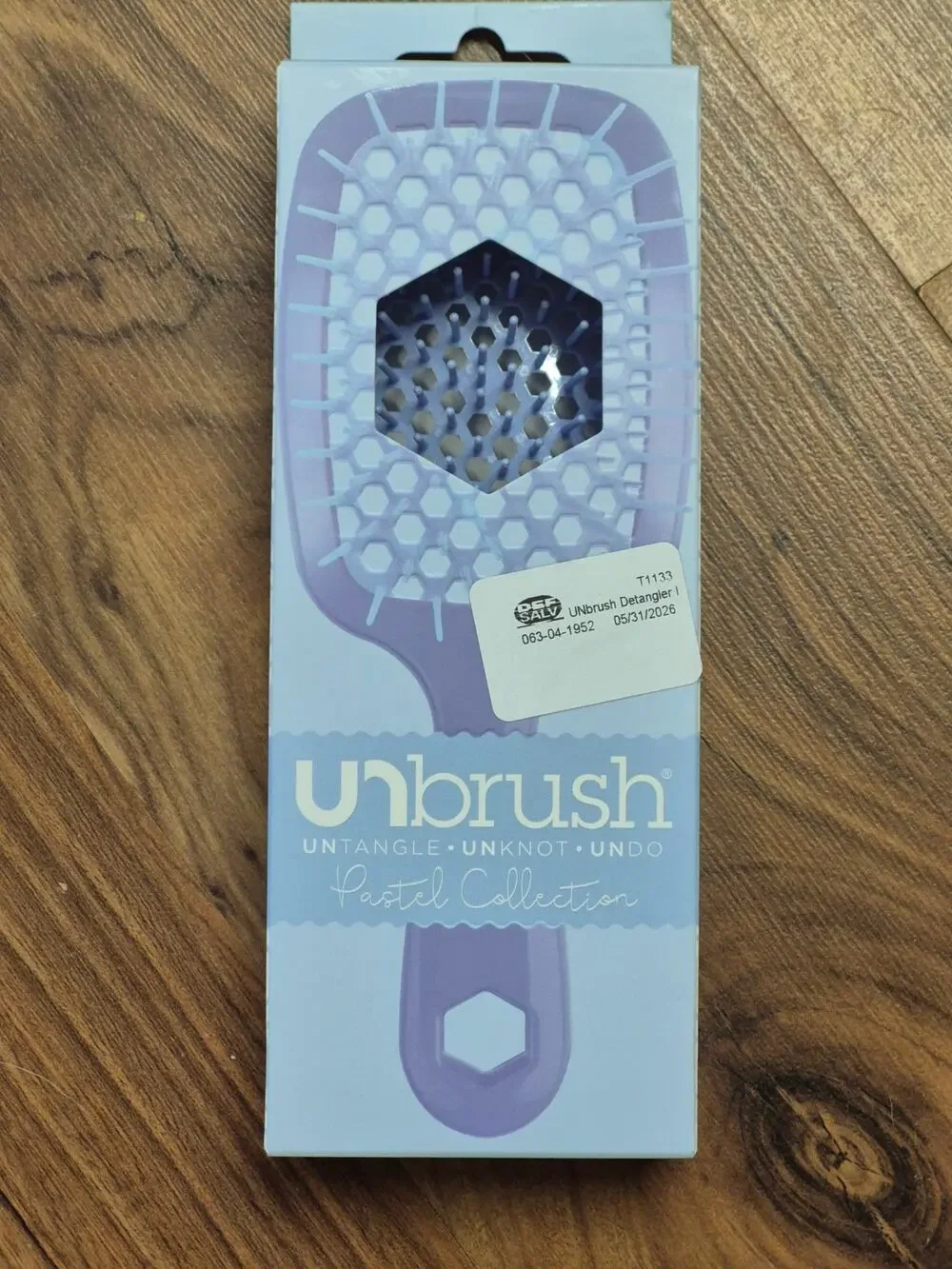 Unbrush Mini Blue Glitter Collection UNtangle UNknot UNdo FHI Heat Brush s33